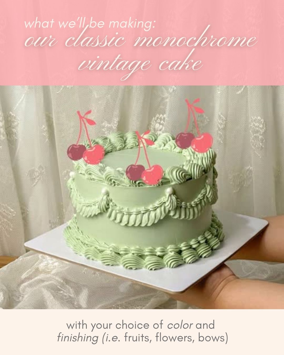 Cake Decorating Workshop with Caketales