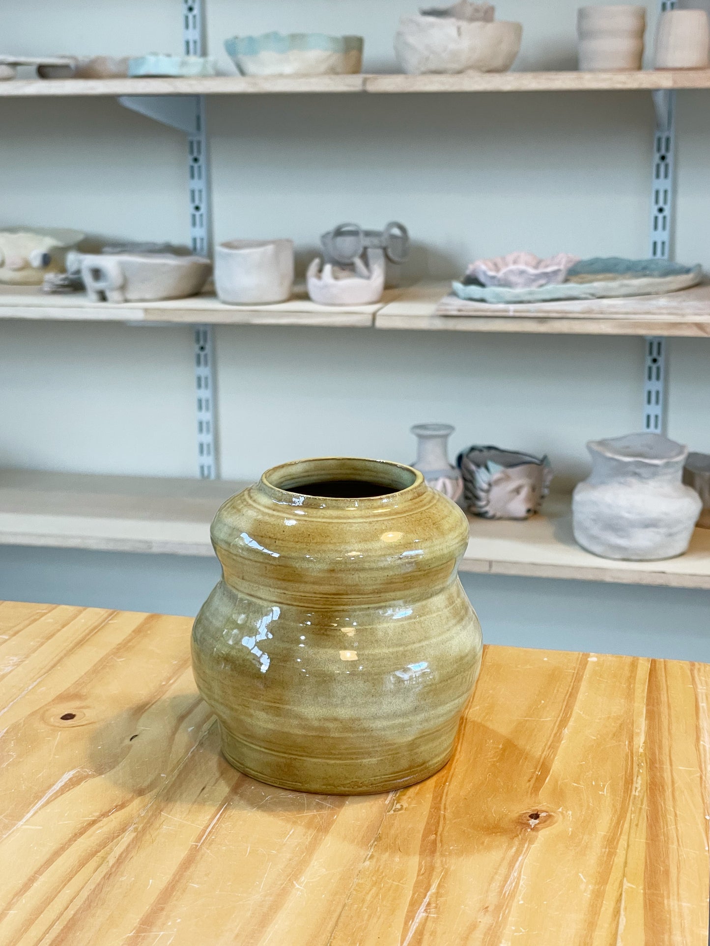 Lemon Bubble Vase