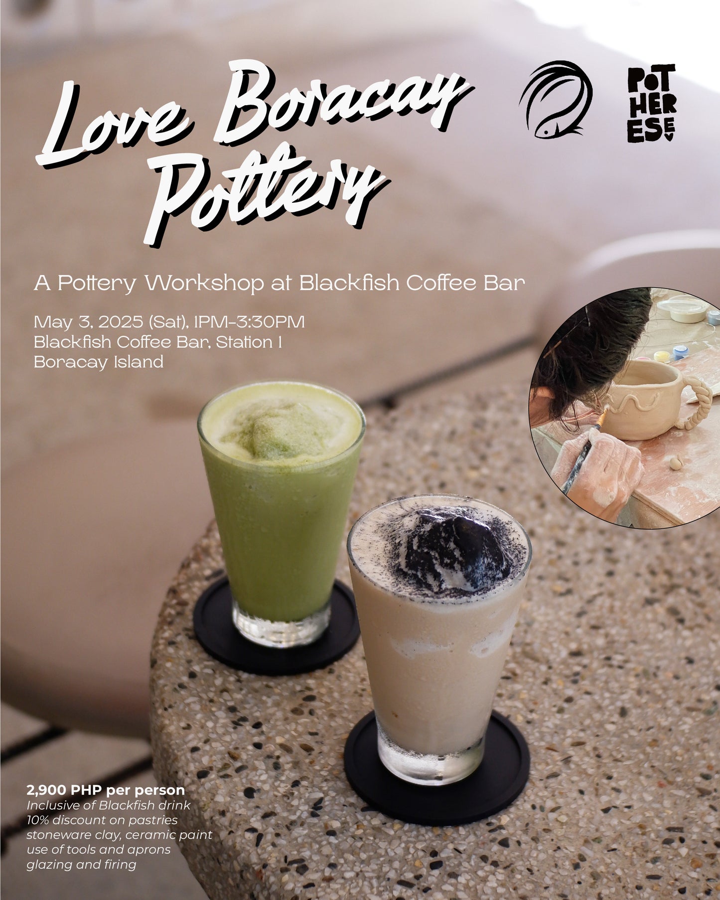 Love Boracay Pottery at Blackfish Coffee Bar