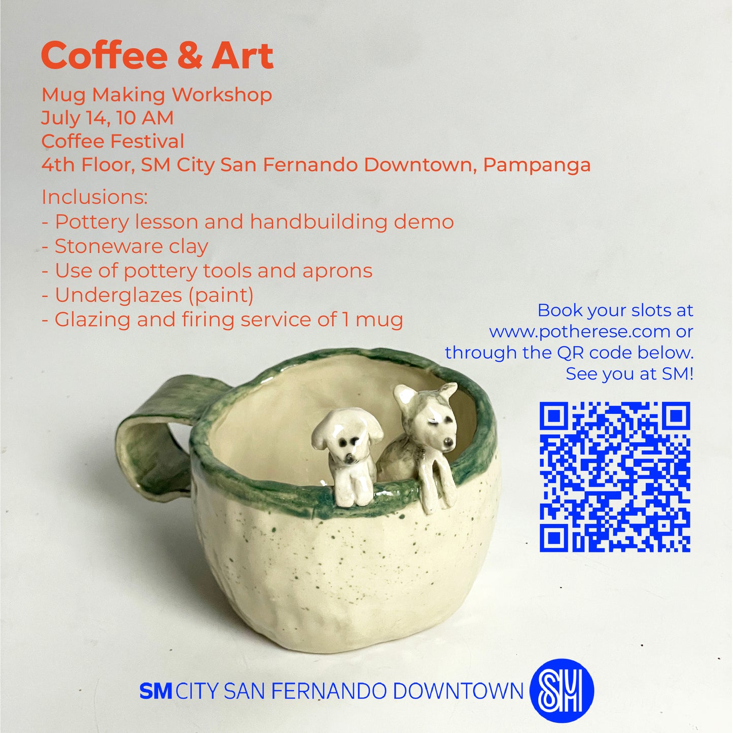 Coffee & Art: Mug Making Workshop at SM City San Fernando Downtown
