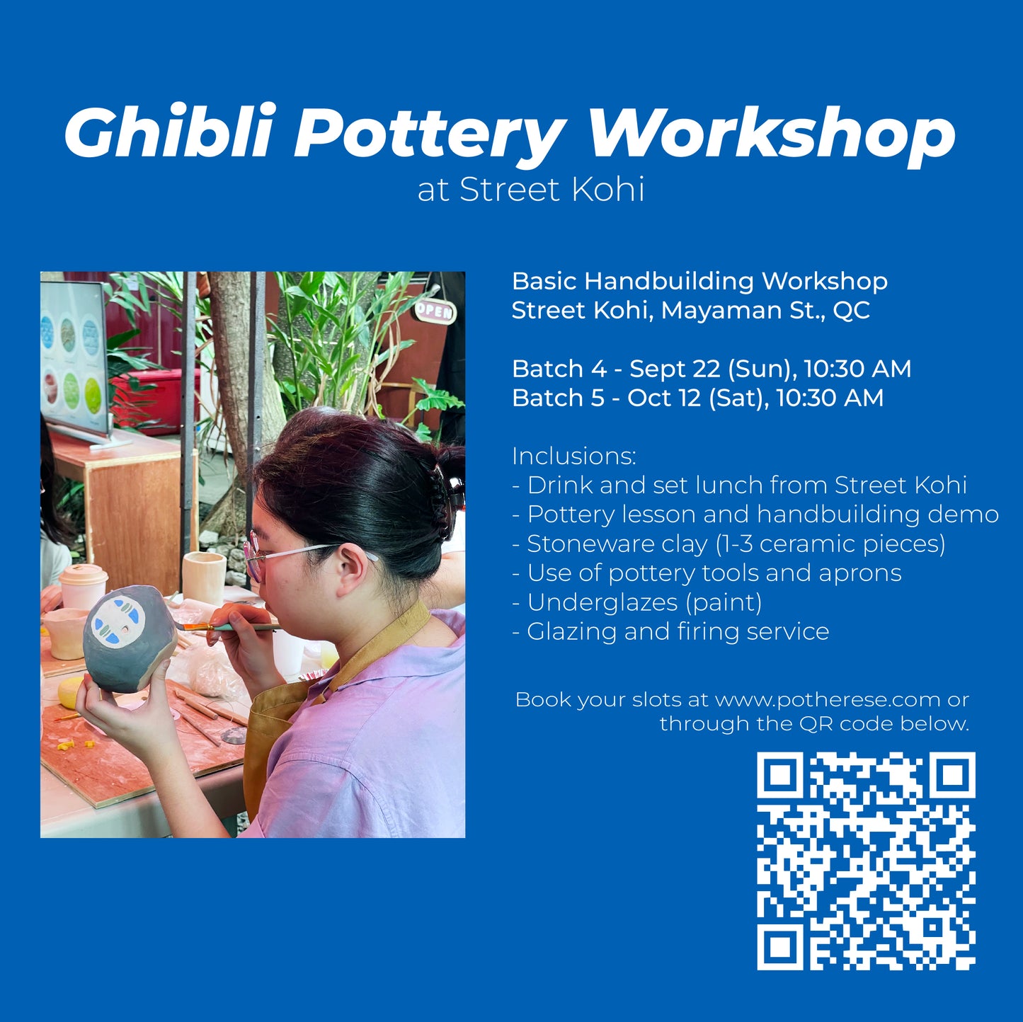 Ghibli Themed Pottery Workshop at Street Kohi