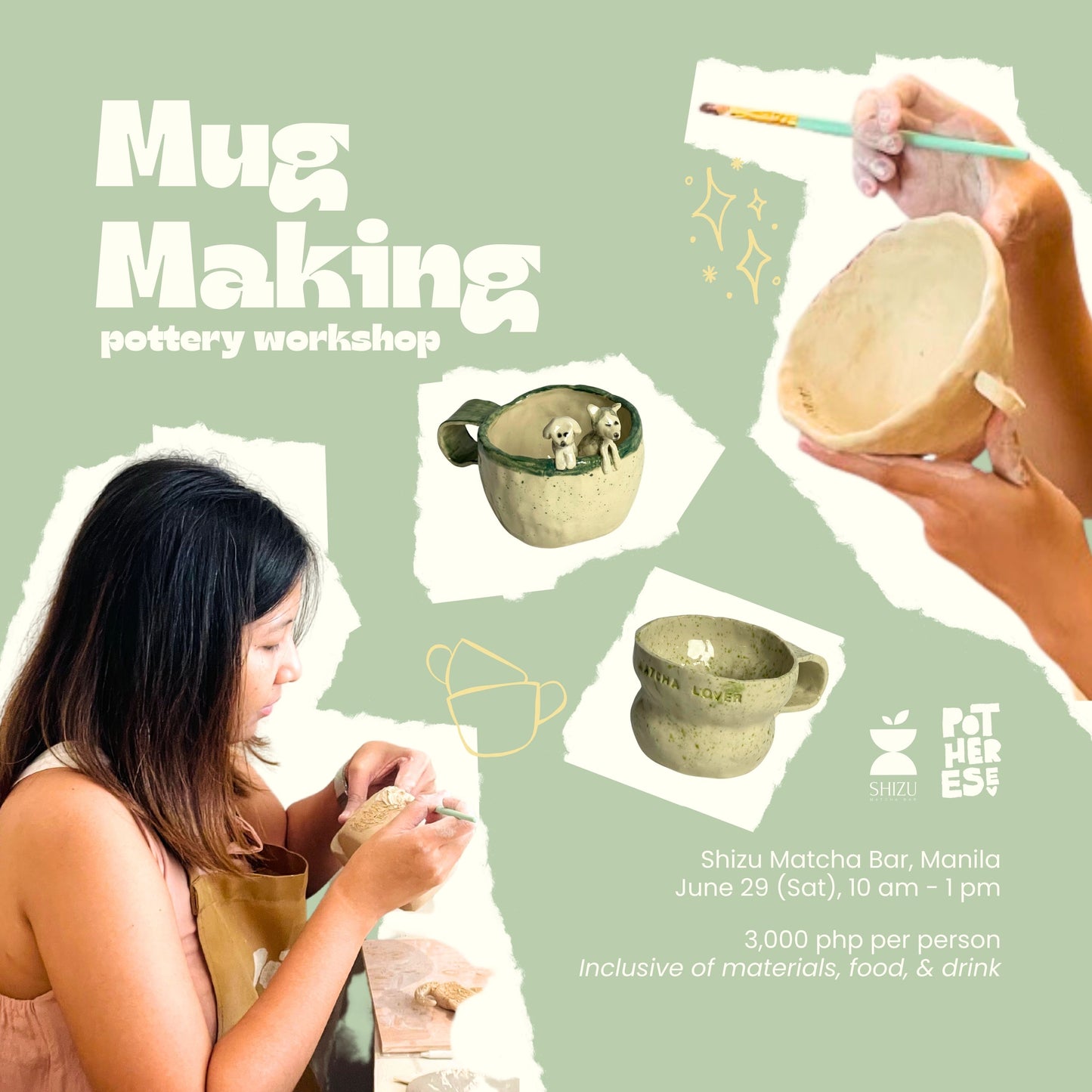 Mug Making at Shizu Matcha Bar