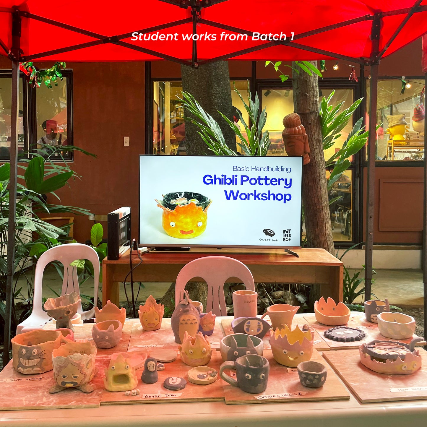 Ghibli Themed Pottery Workshop at Street Kohi