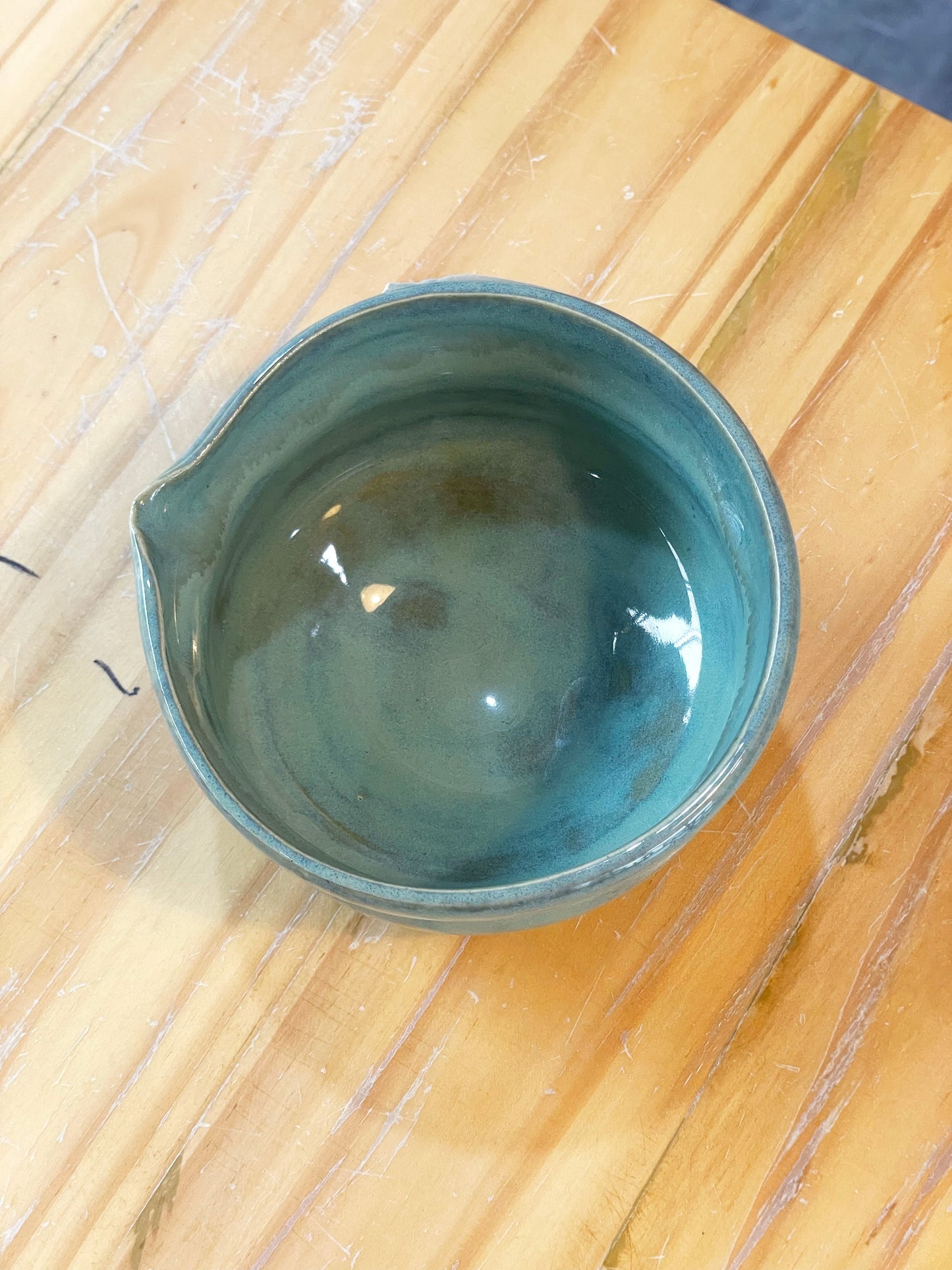 Turquoise Matcha Bowl (discounted)