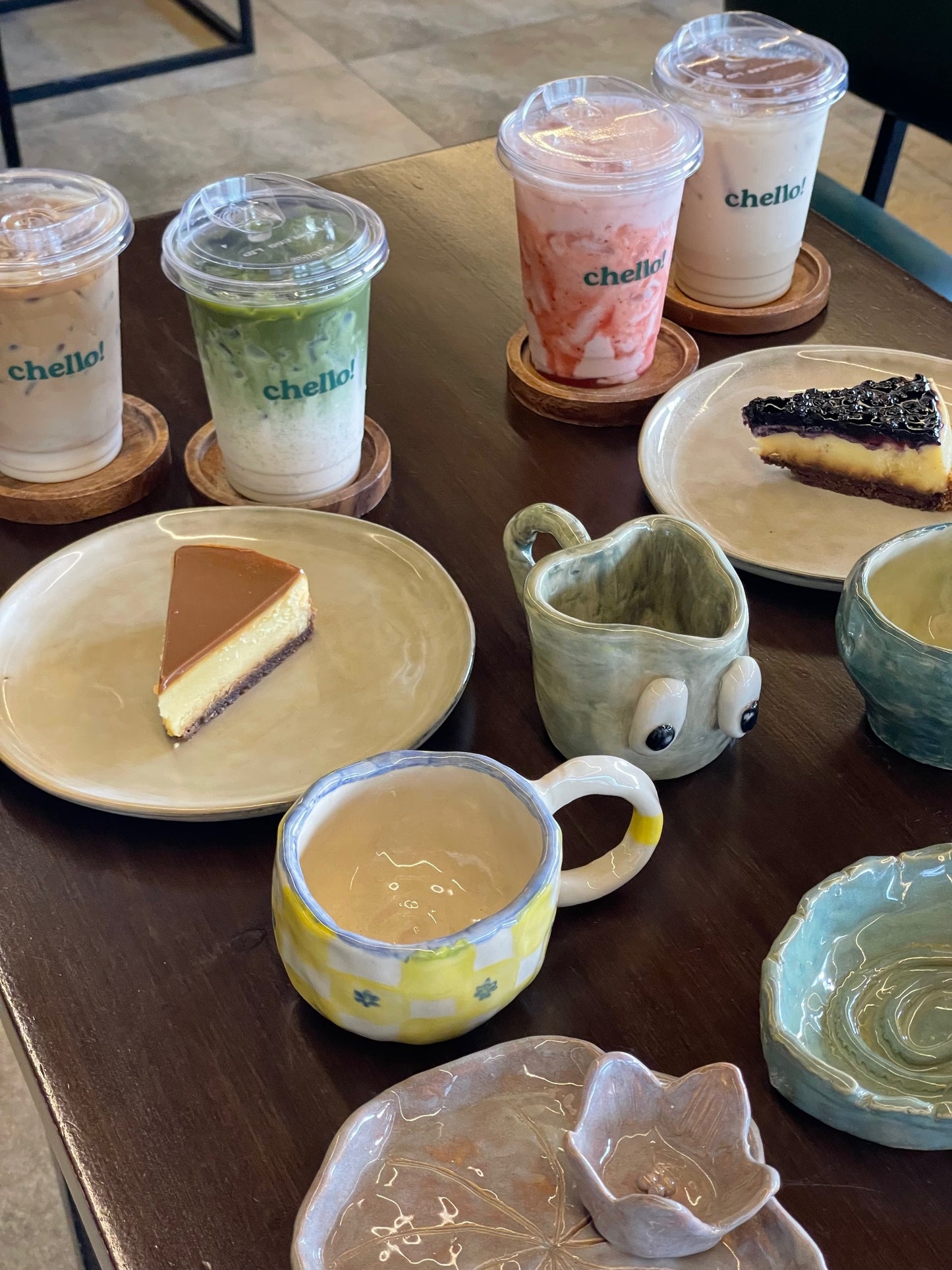 Pottery at Chello Cafe