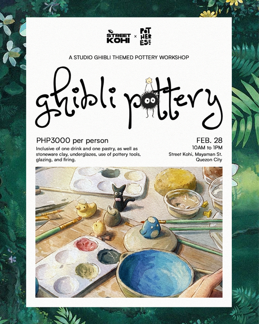 Ghibli Pottery at Street Kohi, QC