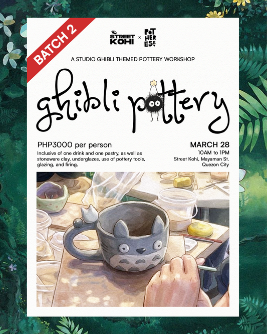 Ghibli Pottery at Street Kohi, QC